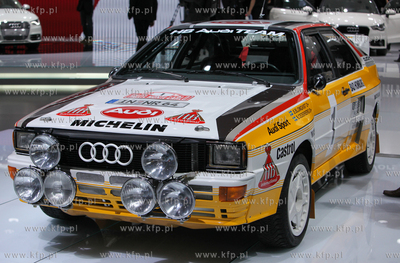 Targi motoryzacyjne w Genewie. Nz. Audi Quatrro
03.03.2010...
