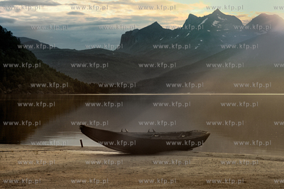 Norwegia.  okolice miejscowosci Rognan w polnocnej...