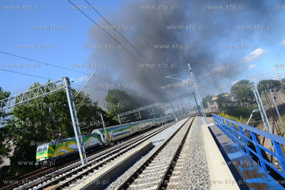 Pozar w Gdyni Grabowku. 26.08.2013 fot. Andrzej J....