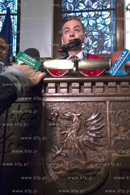 Zaprzysiezenie Roberta Biedronia na prezydenta Slupska.
06.12.2014
Fot....