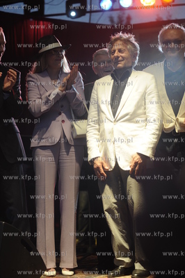 GDAŃSK, FESTIWAL GWIAZD  2008.  Na sopockiej plazy...