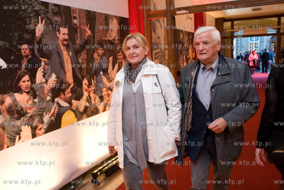 Pierwszy oficjalny polski pokaz filmu Andrzeja Wajdy...