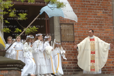Przyjecie do Pierwszej Komunii Swietej w Koscierzynie...