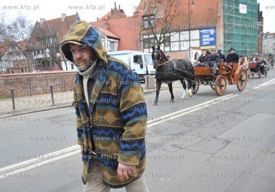 Barwna parada urodzinowa Jana Heweliusza, w roli astronoma...