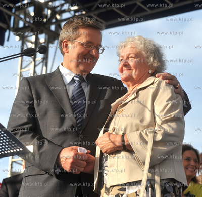 Zakonczenie kampanii wyborczej kandydata na urzad Prezydenta...