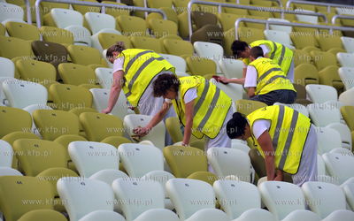 Mecz inauguracyjny na PGE Arena w Gdansku pomiedzy...