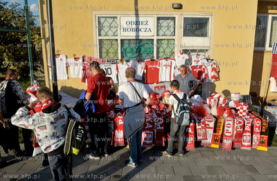 Gdansk. Stadion pilkarski PGE Arena. Mecz towarzyski...