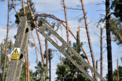 Skutki wichury na Pomorzu. Orlik na Kaszubach w gminie...