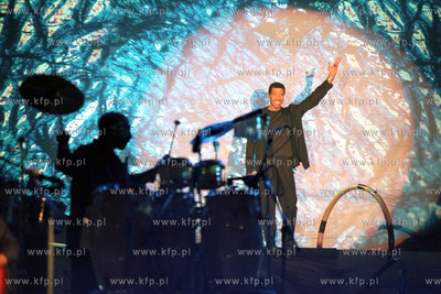 LIonel Richie na Festiwalu PIosenki w Sopocie. 21.08.99...