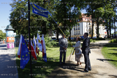 Sopot. Uroczystosc nadania nazwy Skwer Czesława Milosza...