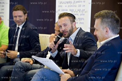Gdańsk. PGE Arena. Spotkanie poświęcone meczowi,...