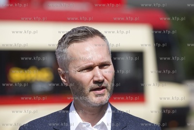 Gdańsk Strzyża. Konferencja prasowa Mieczysława...