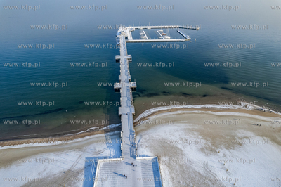 Zima w Sopocie. Nz. molo.
08.01.2026
fot. Krzysztof...