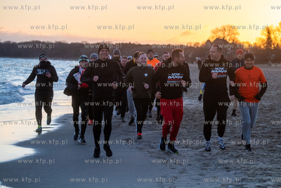 Molo w Brzeźnie. Wspólne bieganie z obywatelskim...
