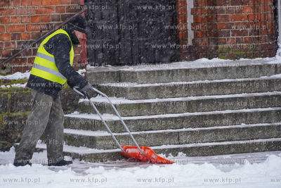 Zima z Gdańsku. Pętla Siedlce. Odśnieżanie. 11.01.2025...