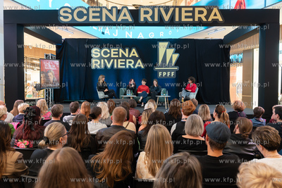 Festiwal Polskich Filmów Fabularnych w Gdyni. Scena...