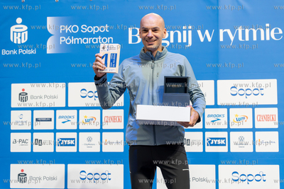 PKO Sopot Półmaraton. Dekoracja zwycięzców. 25.10.2026...