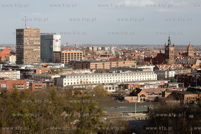 Panorama Gdańska, widok z Góry Gradowej. 24.03.2019...
