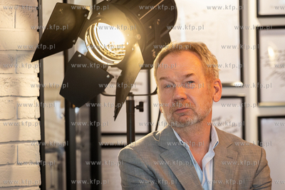 Sopot. Spotkanie u Filmowców. Nz. Mirosław Baka....