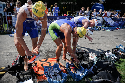 Gdynia. Bulwar nadmorski. Mistrzostwa Polski w Aquatlonie,...