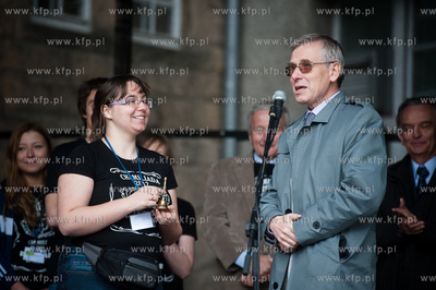 Gdansk. Dziedziniec Wydzialu Chemii Uniwesrystetu Gdanskiego....