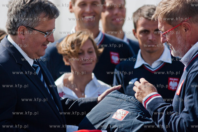 Sopot - molo. Przystan Jachtowa. Uroczystosc slubowania...