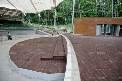 Sopot. Opera lesna na tydzien przed oficjalnym otwarciem....