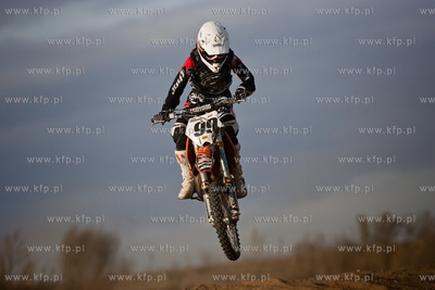 Gdansk. Tor motocrossowy przy ul. Starogardzkiej. Zawody...