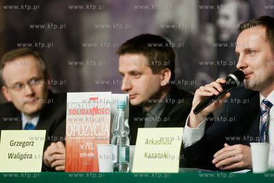 Gdansk. Sala BHP Stoczni Gdanskiej. Prezentacja 2 tomu...