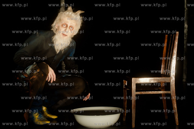 Gdansk. Teatr Wybrzeze. Proba spektaklu pt. Martwe...