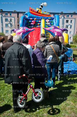 Gdansk. Przymorze. Festyn dla dzieci pt. Wodna Kraina...