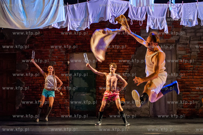 Gdansk. Teatr Wybrzeze. Proba medialna spektaktu pt....