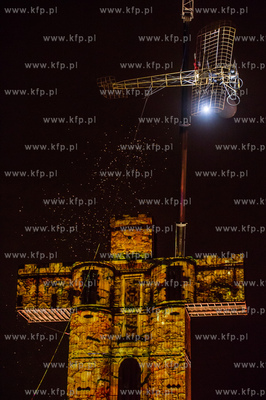 Gdansk. Plac Zebran Ludowych. XIX Miedzynarodowy Festiwal...