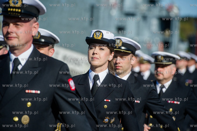 Port Wojenny w Gdyni Oksywie. Uroczystosc objecia obowiazkow...