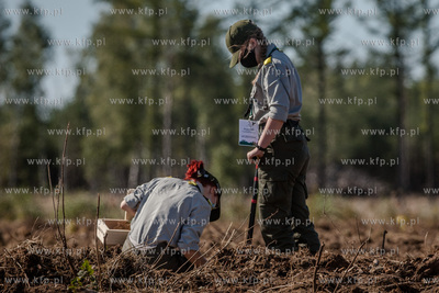 Nadleśnictwo Lipusz. Prezydent RP Andrzej Duda wraz...