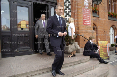 Grzegorz Napieralski, przewodniczacy Sojuszu Lewicy...