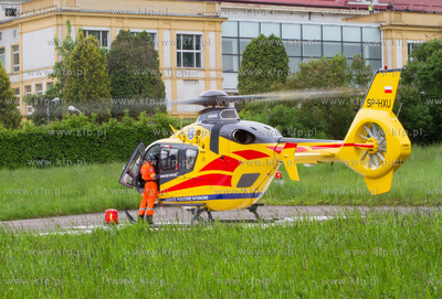 Misja Lotniczego Pogotowia Ratunkowego Gdansk, ladowisko...