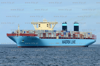 Najwiekszy kontenerowiec swiata Maersk Mc-Kinney Moller...
