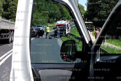 36-letnia kierująca osobową hondą jest w ciężkim...