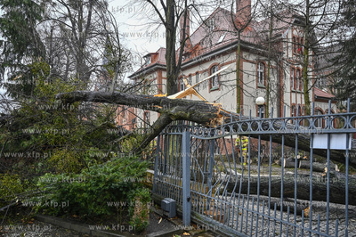 Sopot. Ulica T. Kosciuszki przy kosciele Gwiazda Morza....