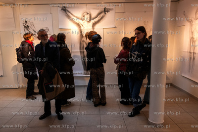 Wernisaż wystawy Jacka Kornackiego "Ślady i znaki...