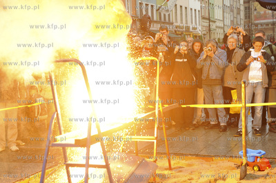 Uroczyste odsloniecie Kolumny Meteorologicznej Daniela...