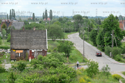 Gdansk, Rudniki. Prace przygotowawcze do budowy drogi...