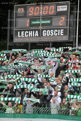 Mecz pilkarski ekstraklasy Lechia Gdansk - Zaglebie...