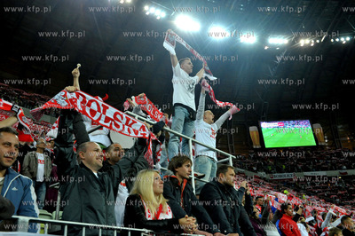 Gdansk. PGE Arena. Mecz towarzyski Polska- Dania. Nz....