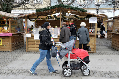 Wejherowo. Plac Jakuba Wejhera i Jarmark Bozonarodzeniowy....