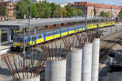 Gdansk. Przystanek Szybkiej Kolei Miejskiej SKM Gdansk...