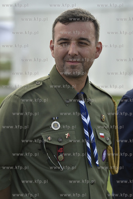 Artur Glebko, komendant Chorągwi ZHP Gdansk. 02.08.2018...