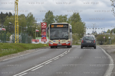 Gdańsk Matarnia, ul. Budowlanych. Nz. autobus linii...