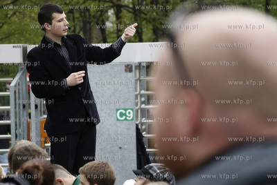 Gdansk Stadion Lechii. Festyn rodzinny przed meczem...